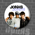 Jonas Brothers Band 3-inch Button/Magnet